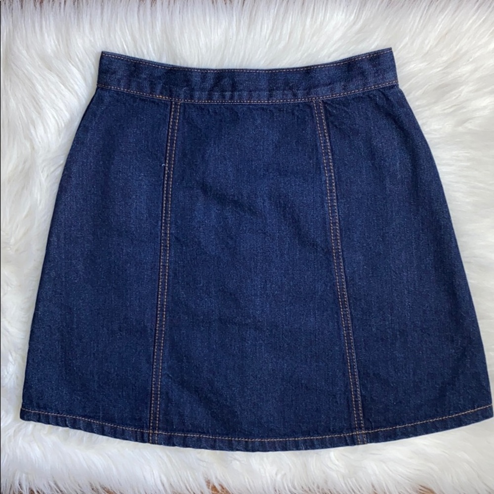 Urban Outfitters Jean Button Skirt #37N - Picture 4 of 6